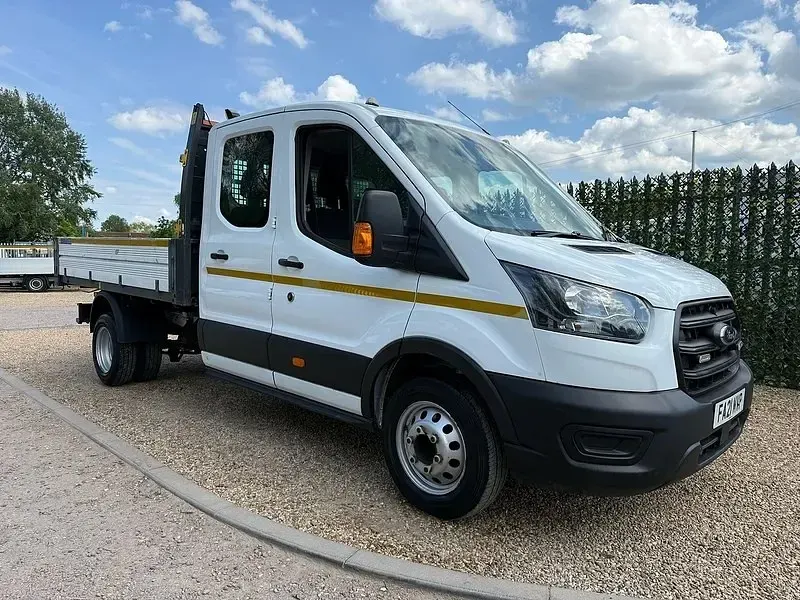 Usado Ford Transit 130 CV (95 kW) 2021 Blanco Descapotable