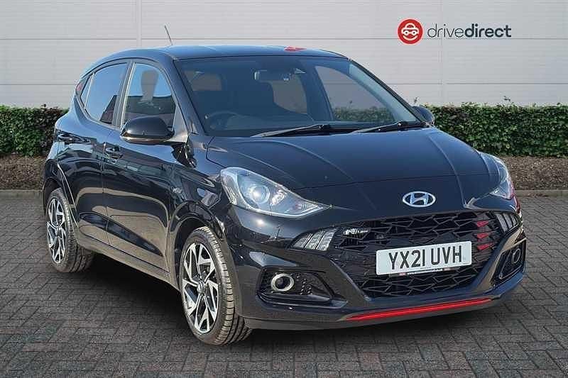 Used Hyundai i10 N Line 100 HP (73 kW) 2021 Black Hatchback