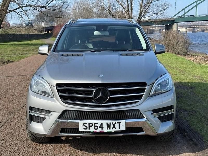 Used Mercedes ML350 AMG line 258 HP (189 kW) 2015 Silver SUV