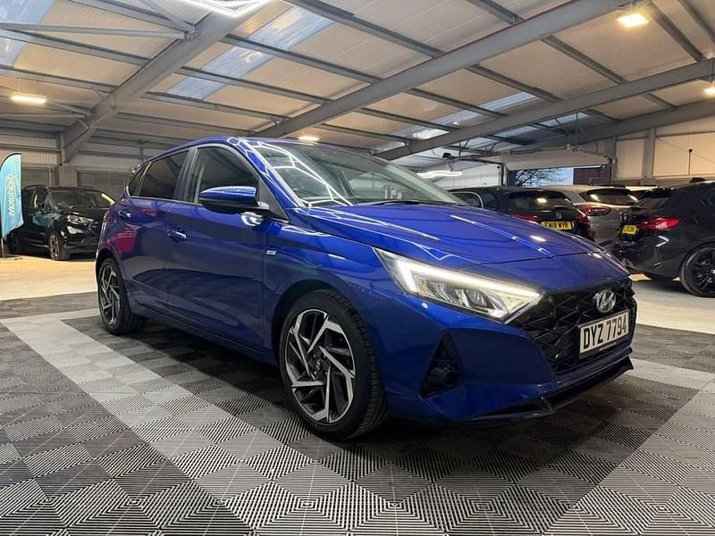 Used Hyundai i20 Premium 2022 Blue Hatchback