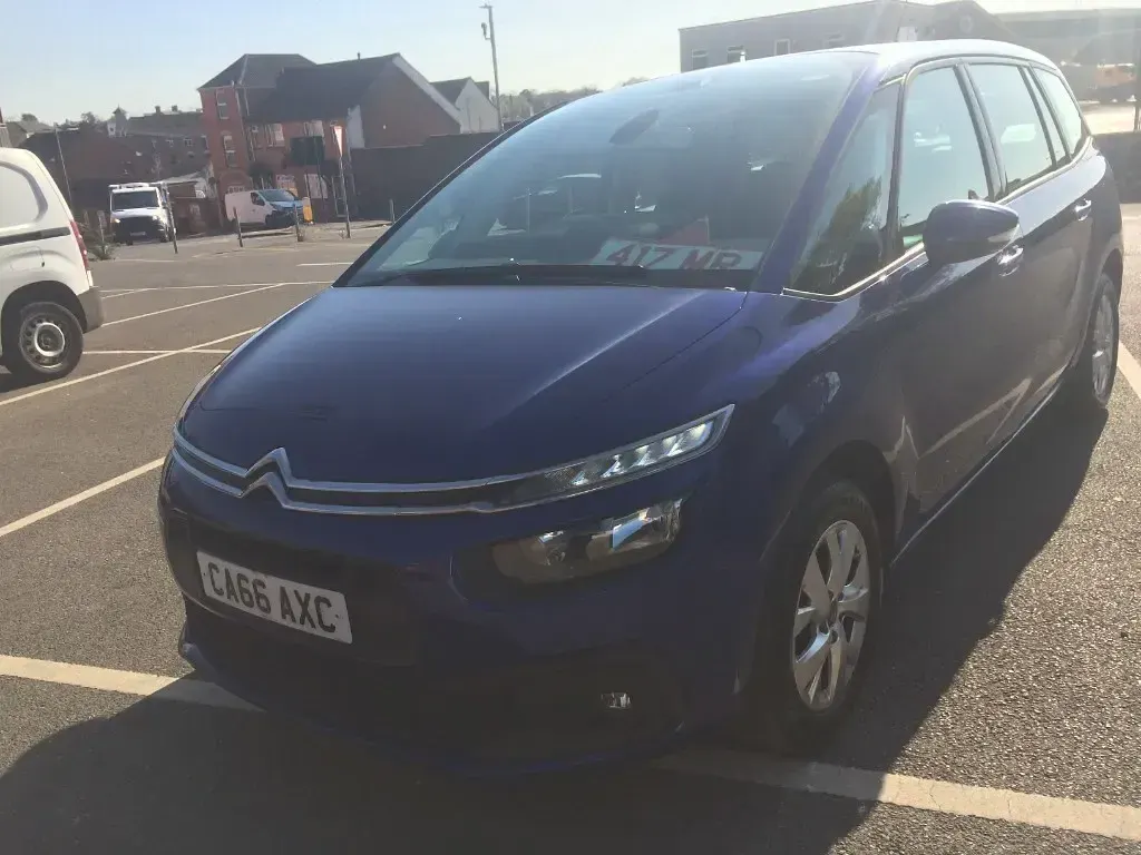 Gebraucht Citroën Grand C4 Picasso Touch 100 PS (73 kW) 2017 Blau Van / Kleinbus
