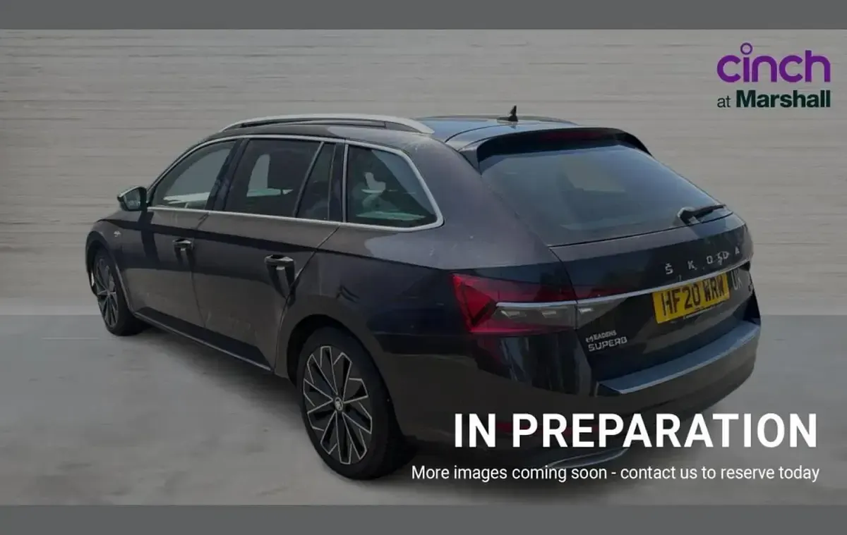 Used Skoda Superb 214 HP (157 kW) 2020 Brown Estate