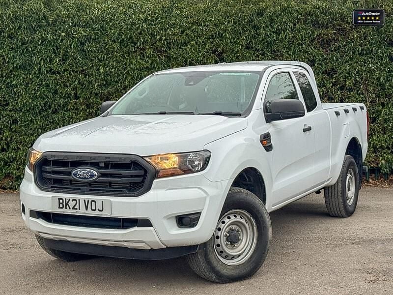White Used 2021 Ford Ranger XL Pickup | £21,994 (Expensive) - Image 1/4
