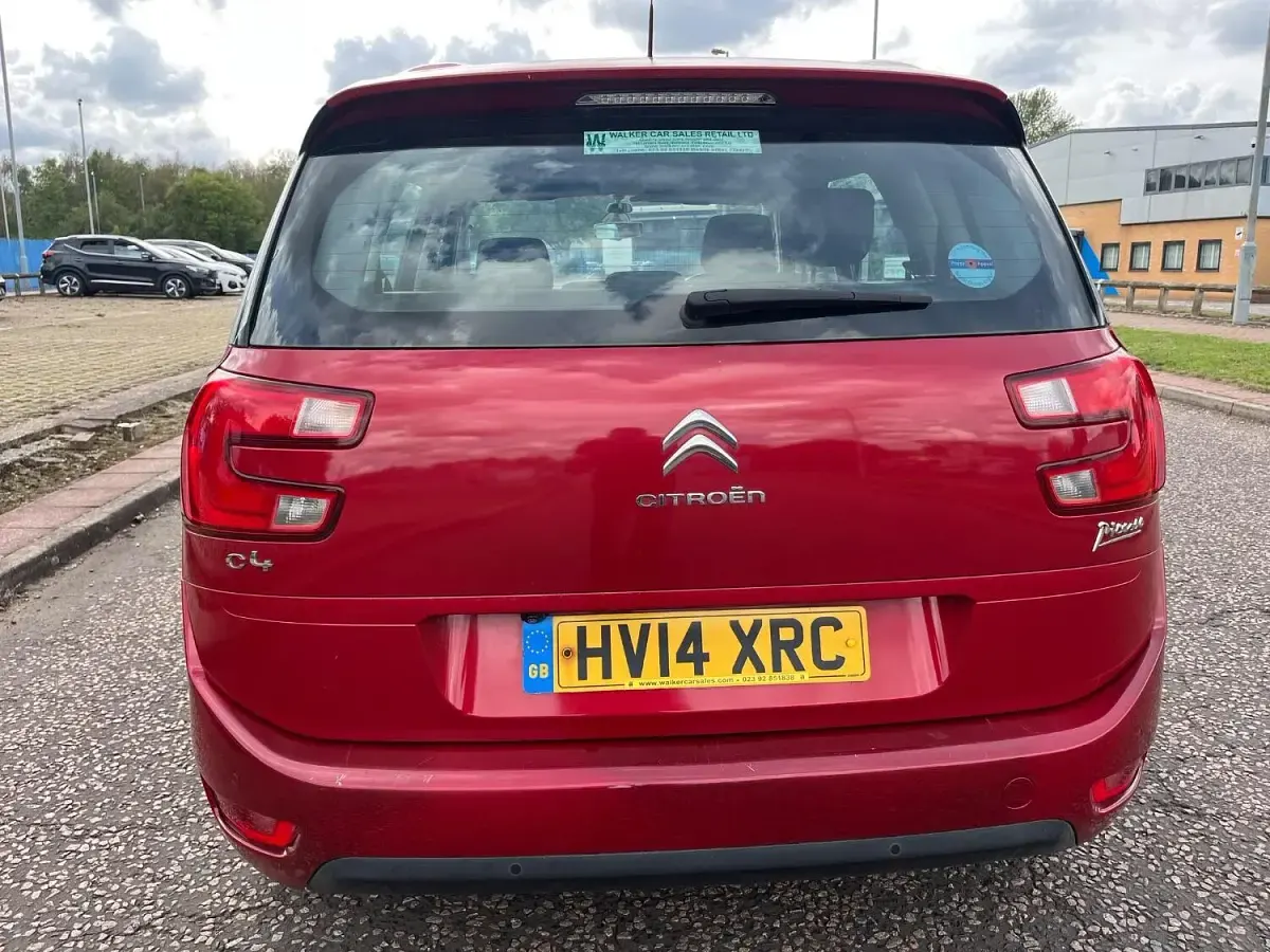 Gebraucht Citroën Grand C4 Picasso Exclusive 115 PS (84 kW) 2014 Rot Van / Kleinbus