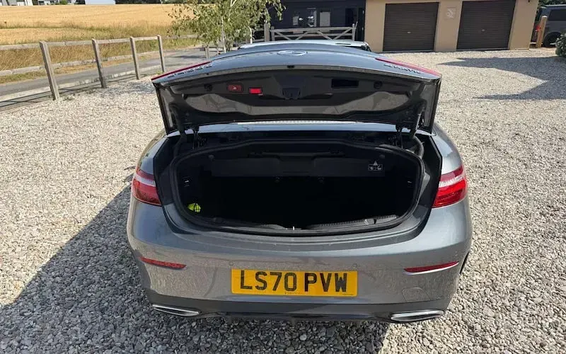 Used Mercedes E400 AMG line 340 HP (250 kW) 2020 Grey Cabriolet