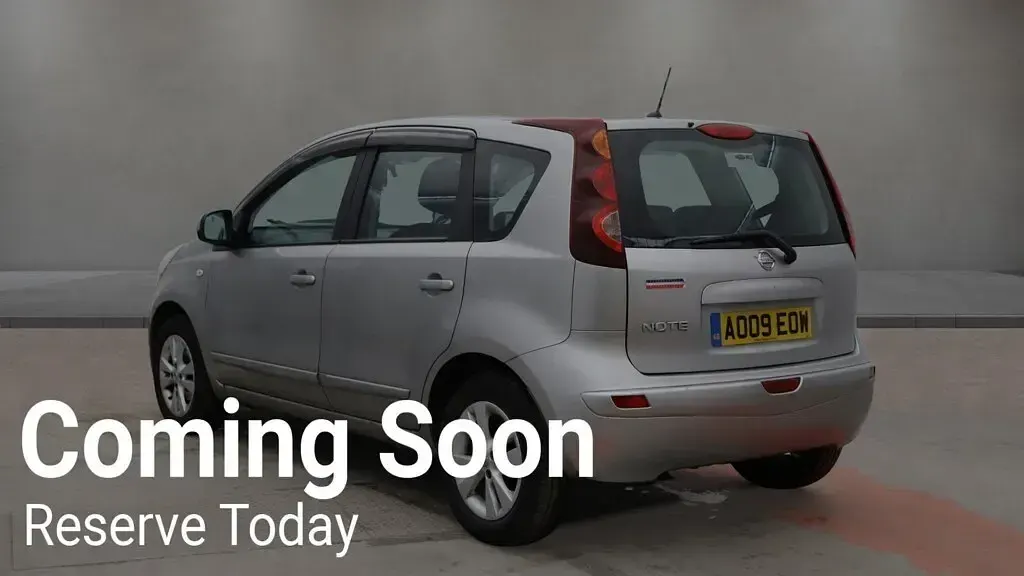 Used Nissan Note Acenta 88 HP (64 kW) 2009 Silver Hatchback