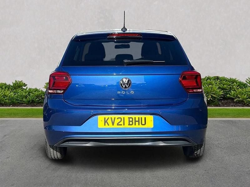 Used VW Polo Match 80 HP (58 kW) 2021 Blue Hatchback