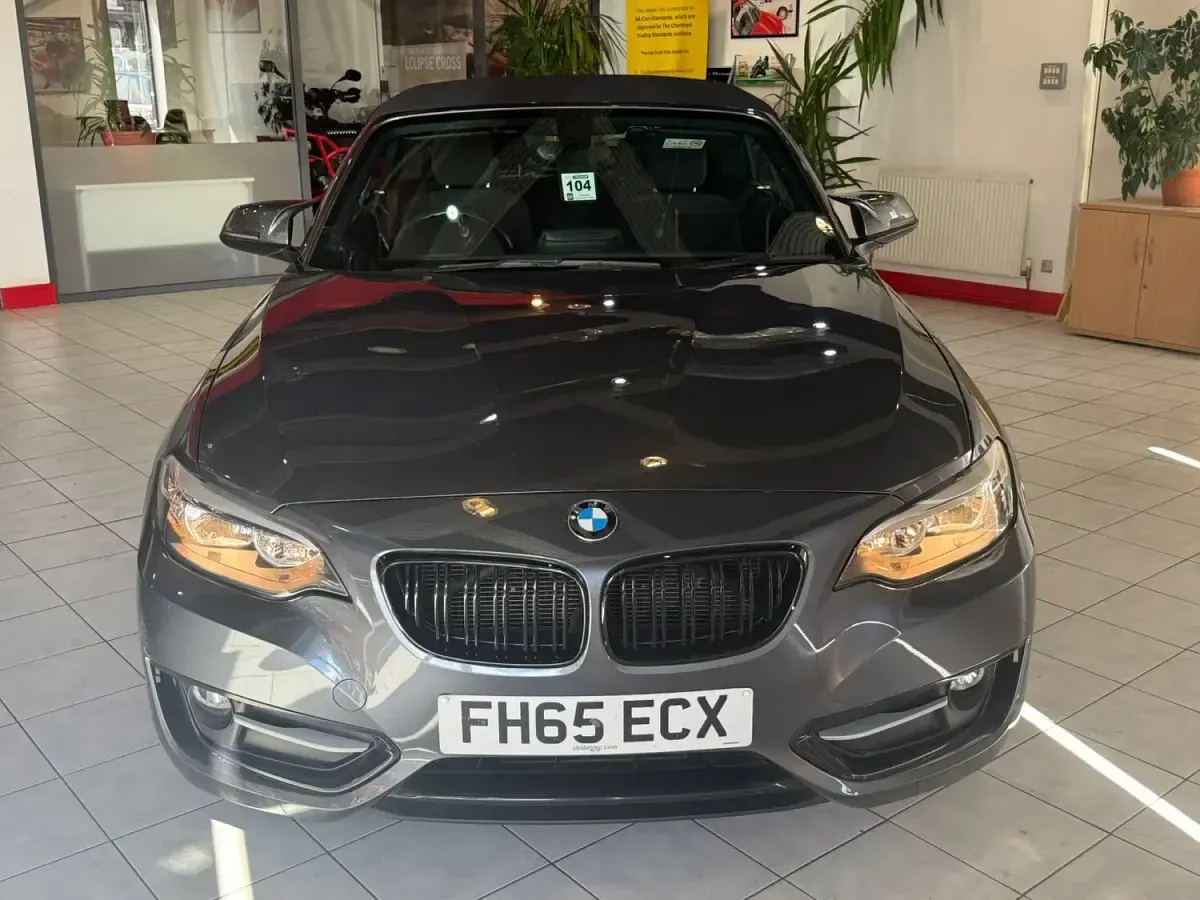 Used BMW 218 Sport Line 2015 Grey Cabriolet