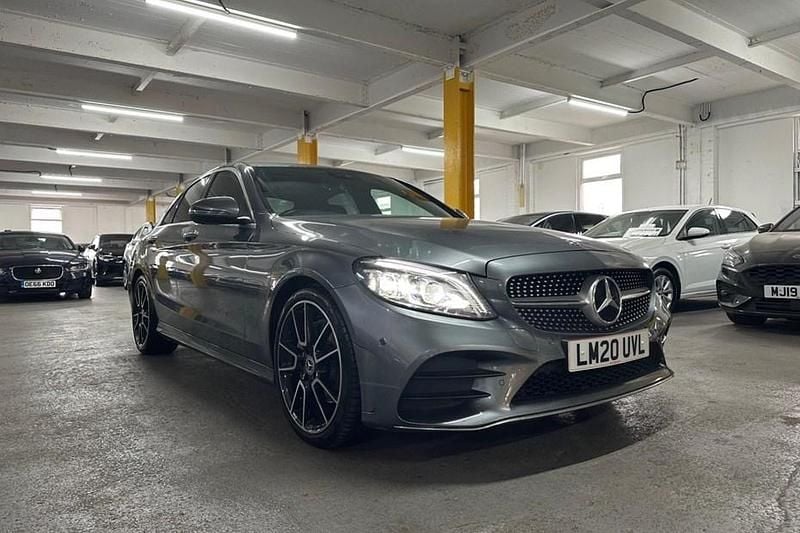Grey Used 2020 Mercedes C220 AMG Line Premium Sedan | £18,995 (Fair price) - Image 1/1