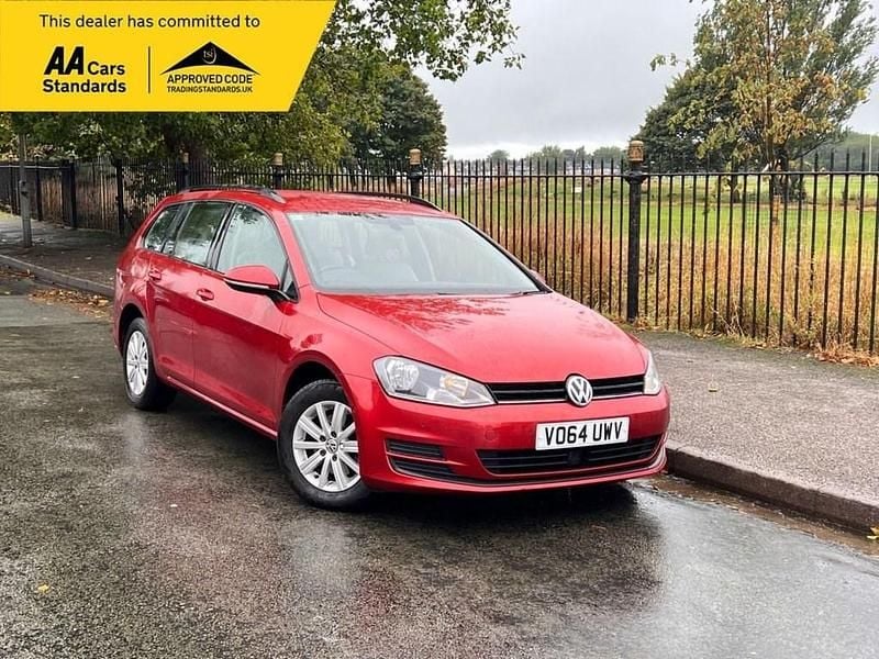 Red Used 2014 VW Golf VII SE Estate | £6,695 (Fair price) - Image 1/4