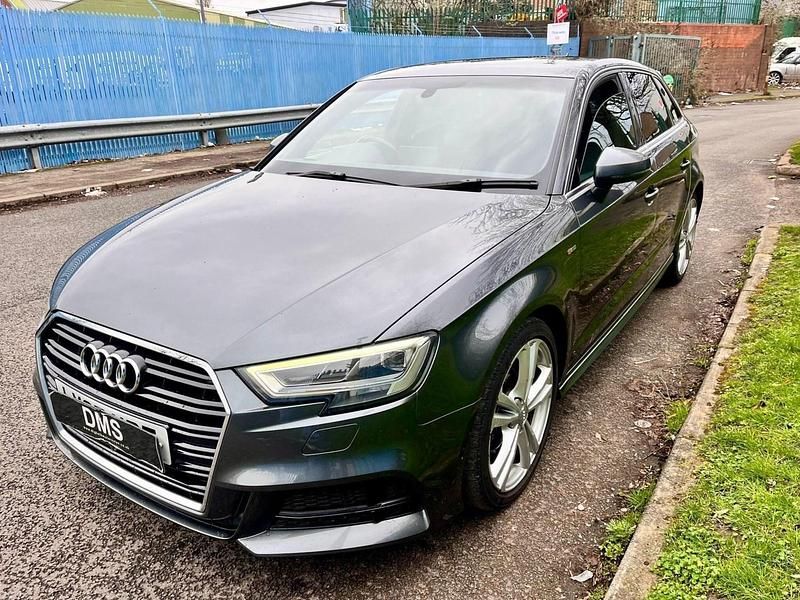 Used Audi A3 S-Line 150 HP (110 kW) 2017 Grey Hatchback