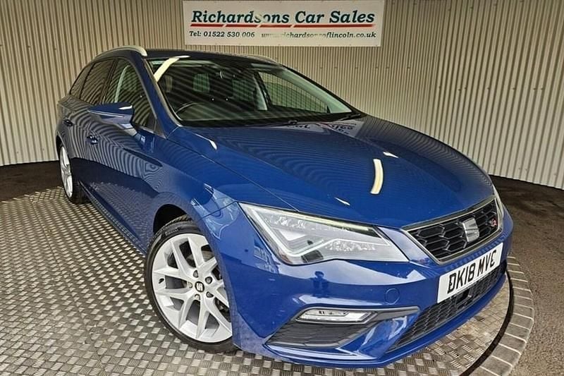 Blue Used 2018 Seat Leon ST FR Estate | £8,000 (Fair price) - Image 1/1