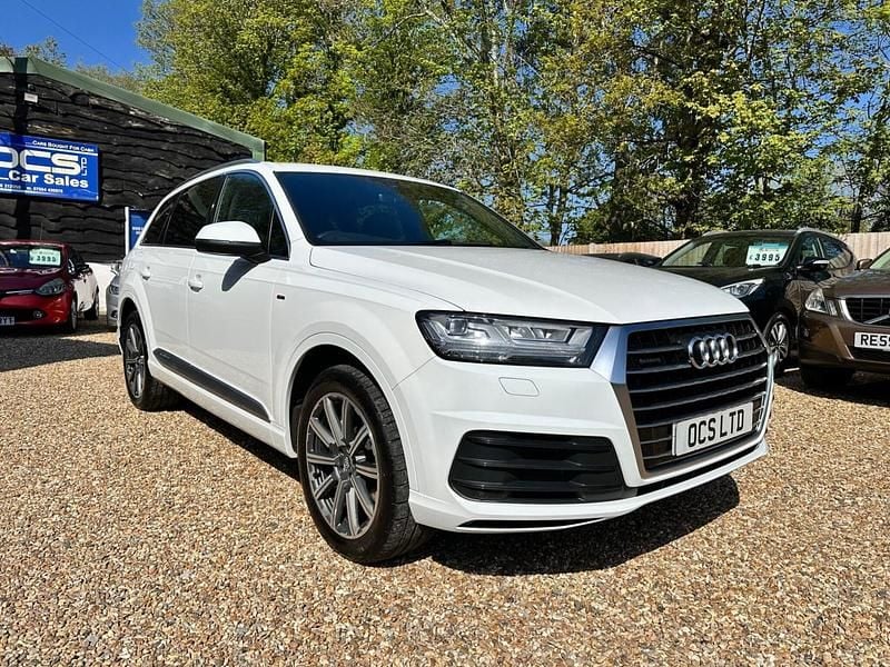 Begagnad Audi Q7 S-Line 2016 Vit SUV