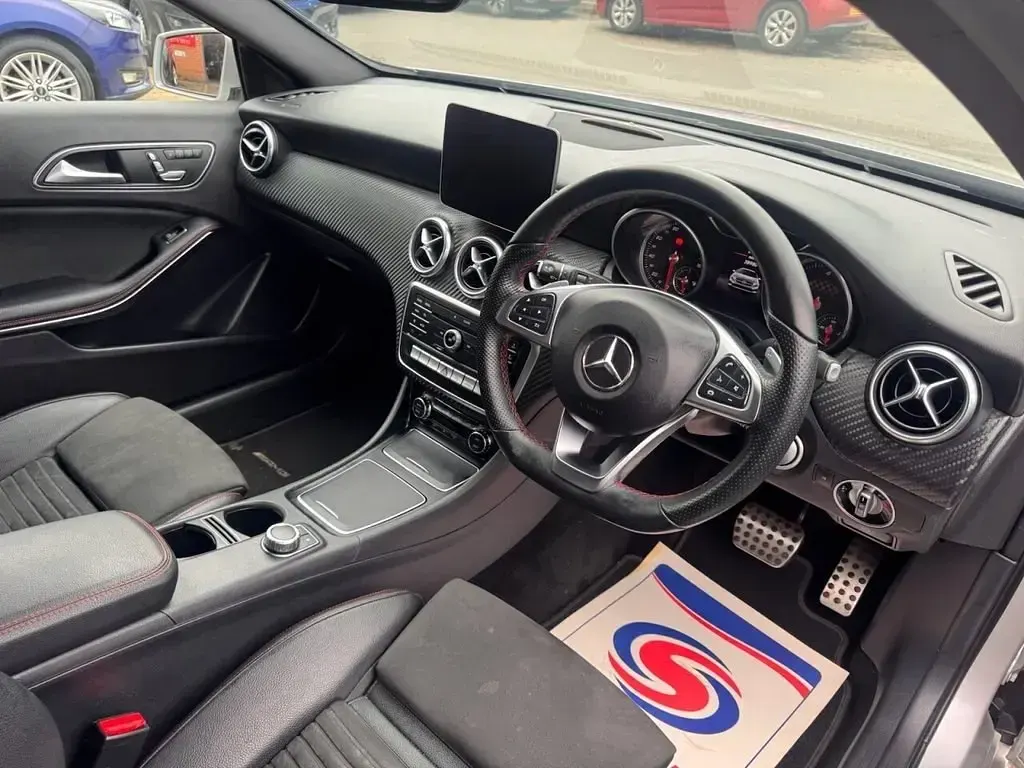 Used Mercedes A200 AMG line 2018 Silver Hatchback