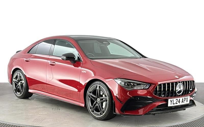 Used Mercedes CLA35 AMG Premium Plus 306 HP (225 kW) 2024 Red Sedan