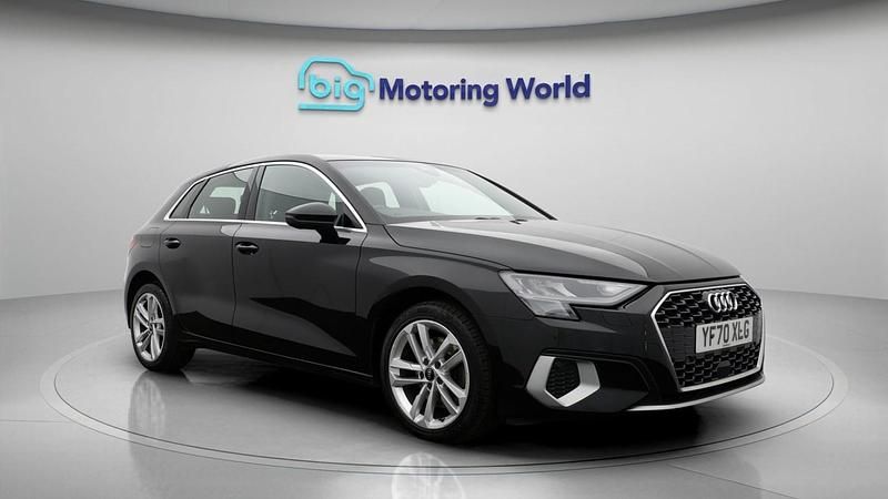 Used Audi A3 Sportback Sport 2020 Black Hatchback