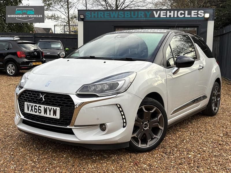 White Used 2016 DS Automobiles DS3 Ultra Prestige Hatchback | £8,150 (Expensive) - Image 1/4