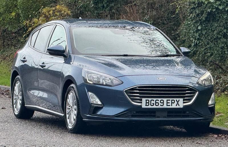 Blue Used 2019 Ford Focus Titanium Hatchback | £5,775 (Fair price) - Image 1/4