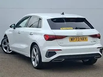 Used Audi A3 S-Line 110 HP (80 kW) 2023 White Sedan