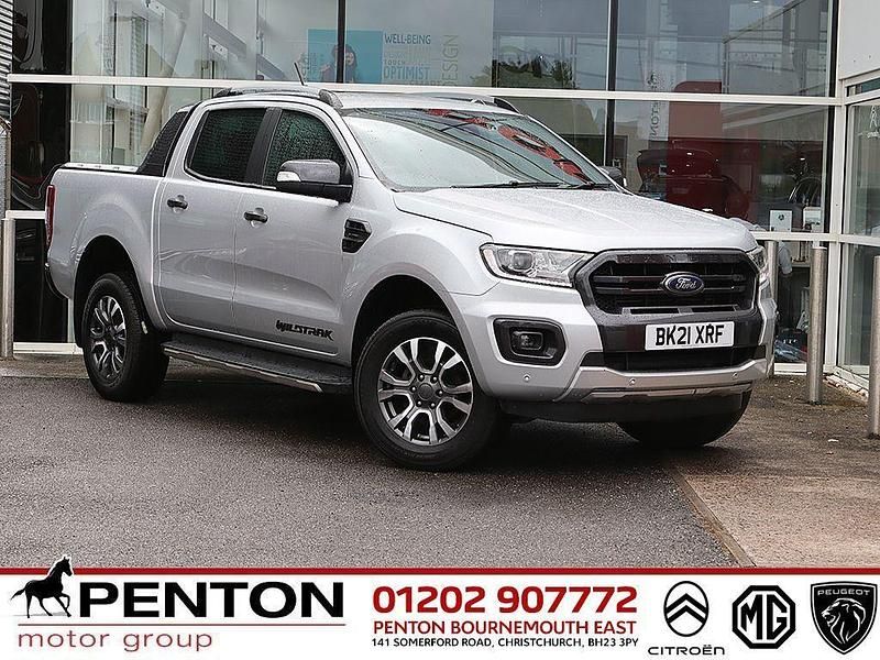 Silver Used 2021 Ford Ranger Wildtrack Pickup | £17,490 (Super price) - Image 1/4