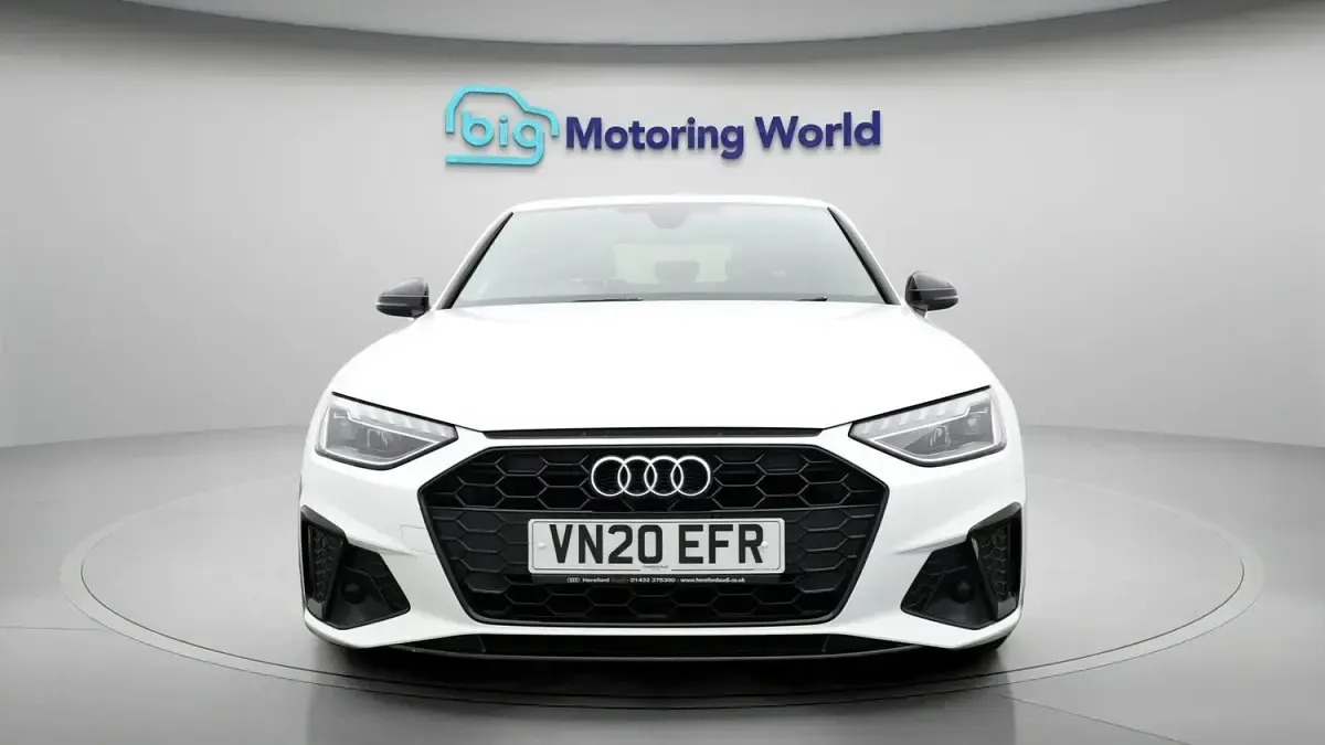 Used Audi A4 Black Edition 163 HP (119 kW) 2020 White Sedan