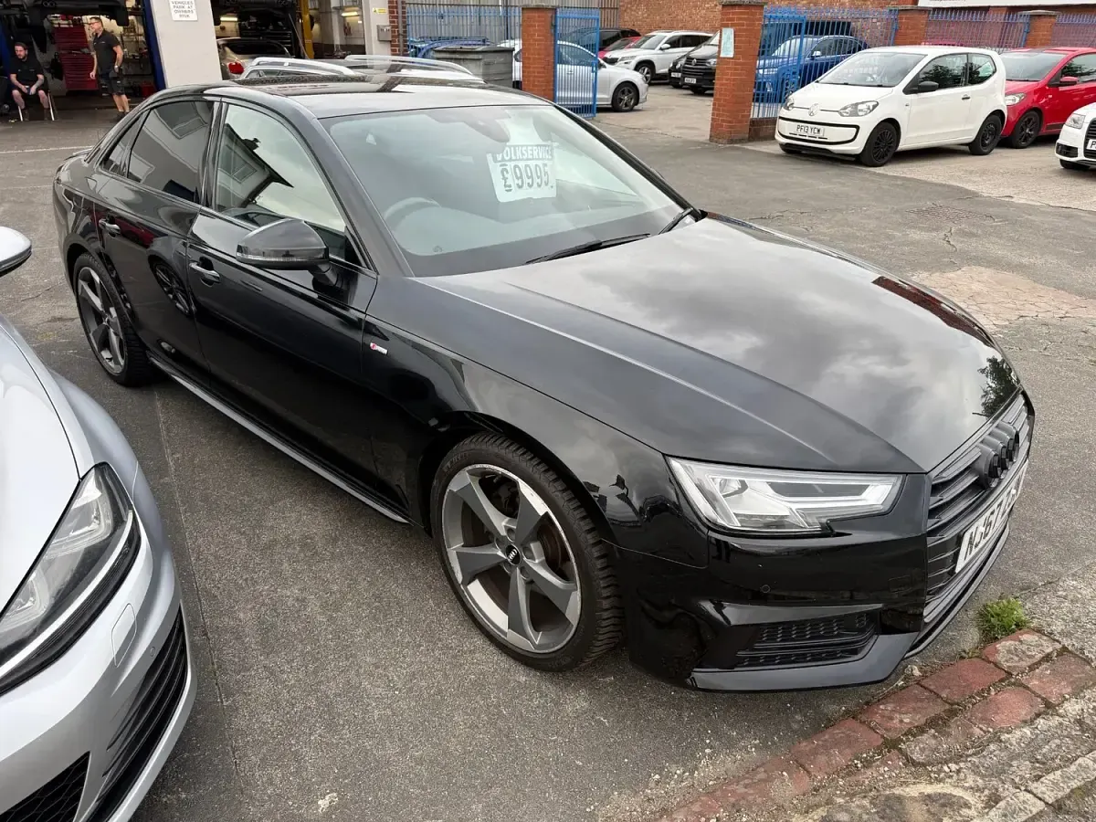 Used Audi A4 Black Edition 150 HP (110 kW) 2017 Black Sedan