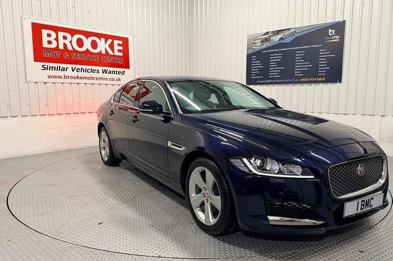 Blue Used 2017 Jaguar XF Portfolio Sedan | £11,690 (Fair price) - Image 1/1