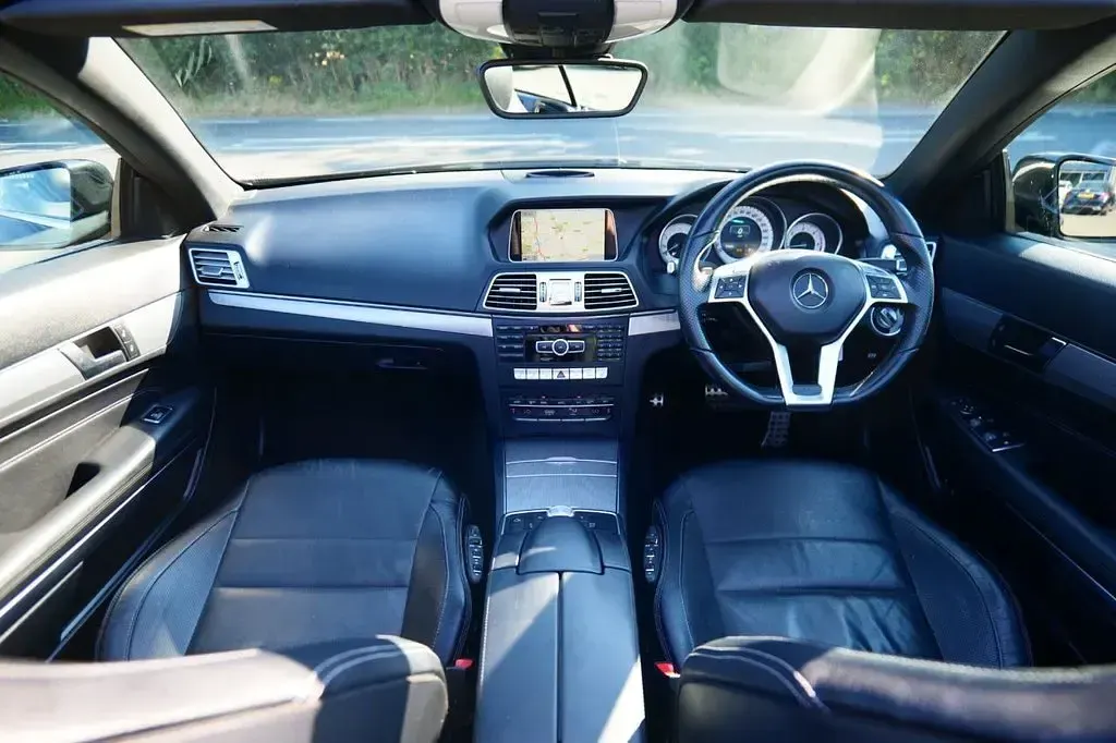 Used Mercedes E220 AMG 170 HP (125 kW) 2014 Black Cabriolet