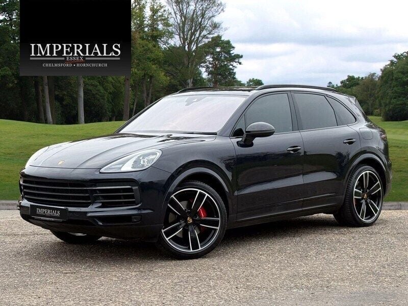 Blue Used 2022 Porsche Cayenne Platinum Edition SUV | £57,948 (Fair price) - Image 1/4