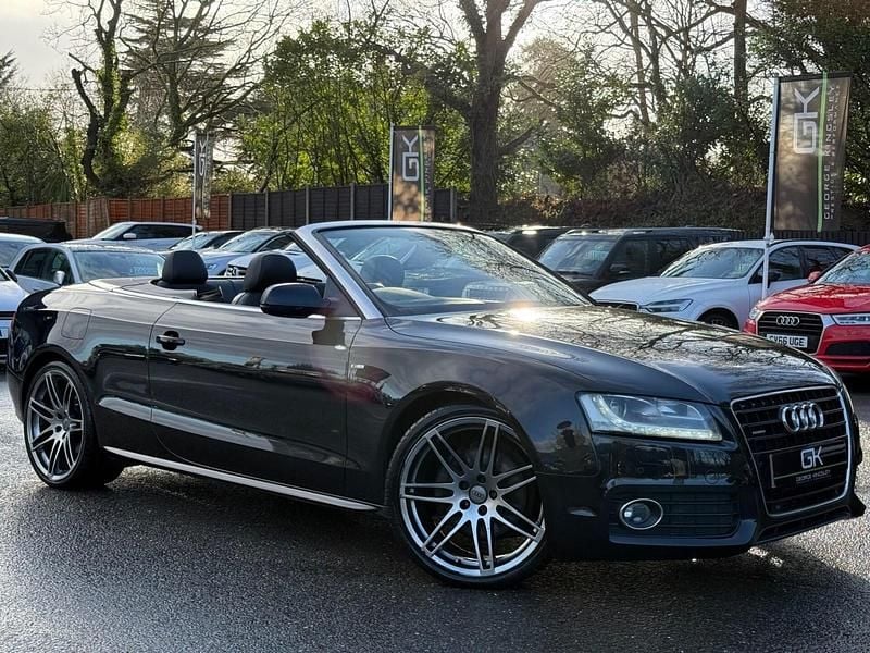 Used Audi A5 Cabriolet S-Line 2010 Black Cabriolet