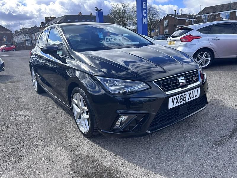 Used Seat Ibiza FR 95 HP (69 kW) 2018 Black Hatchback