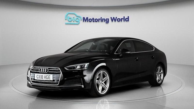 Used Audi A5 Sportback S-Line 190 HP (139 kW) 2018 Black Hatchback
