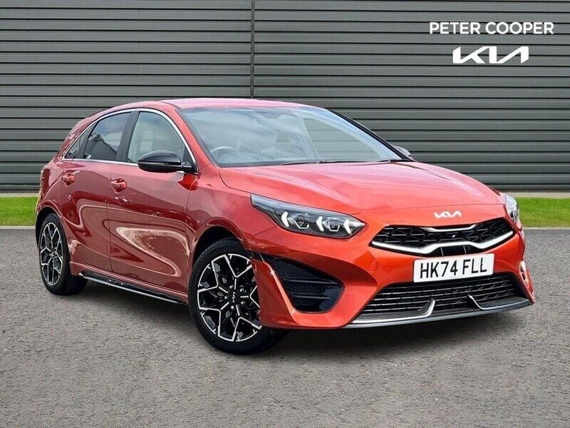 Orange Used 2024 Kia Ceed GT-Line Hatchback | £20,790 (A bit pricey) - Image 1/4