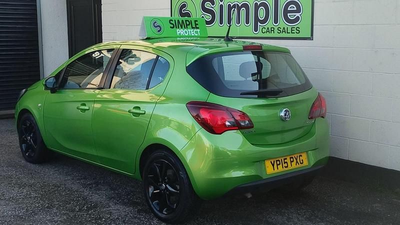 Used Vauxhall Corsa SRi 95 HP (69 kW) 2015 Green Hatchback