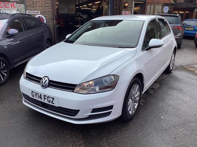 Used VW Golf VII SE 2014 White Hatchback