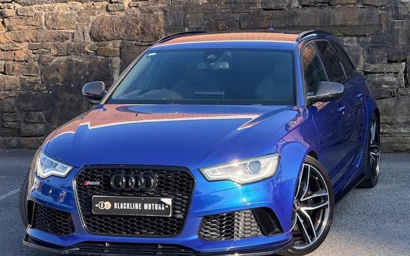 Used Audi RS6 Performance 560 HP (411 kW) 2014 Blue Estate