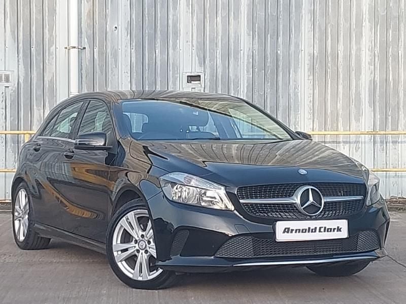 Used Mercedes A200 136 HP (100 kW) 2017 Black Hatchback