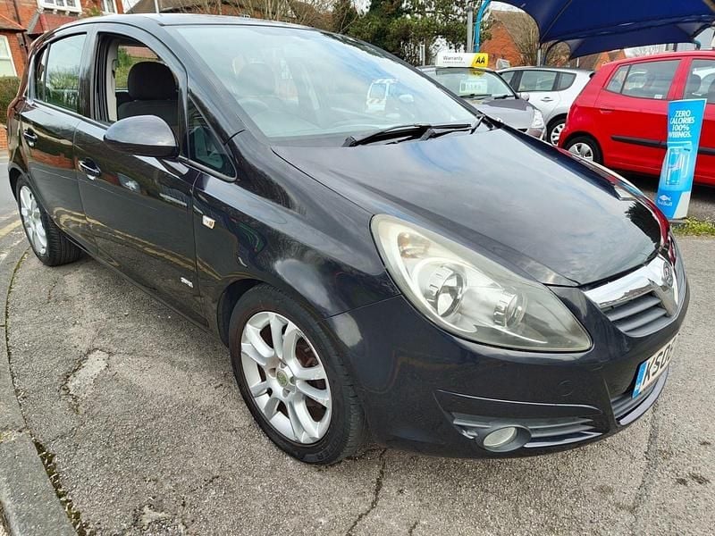 Used Vauxhall Corsa 79 HP (58 kW) 2008 Black Hatchback