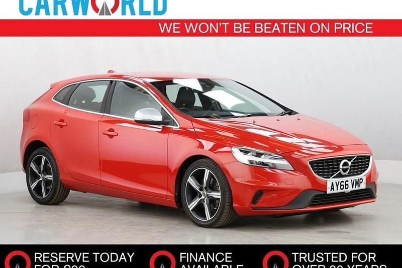 Red Used 2016 Volvo V40 R-Design Estate | £8,707 (Fair price) - Image 1/1