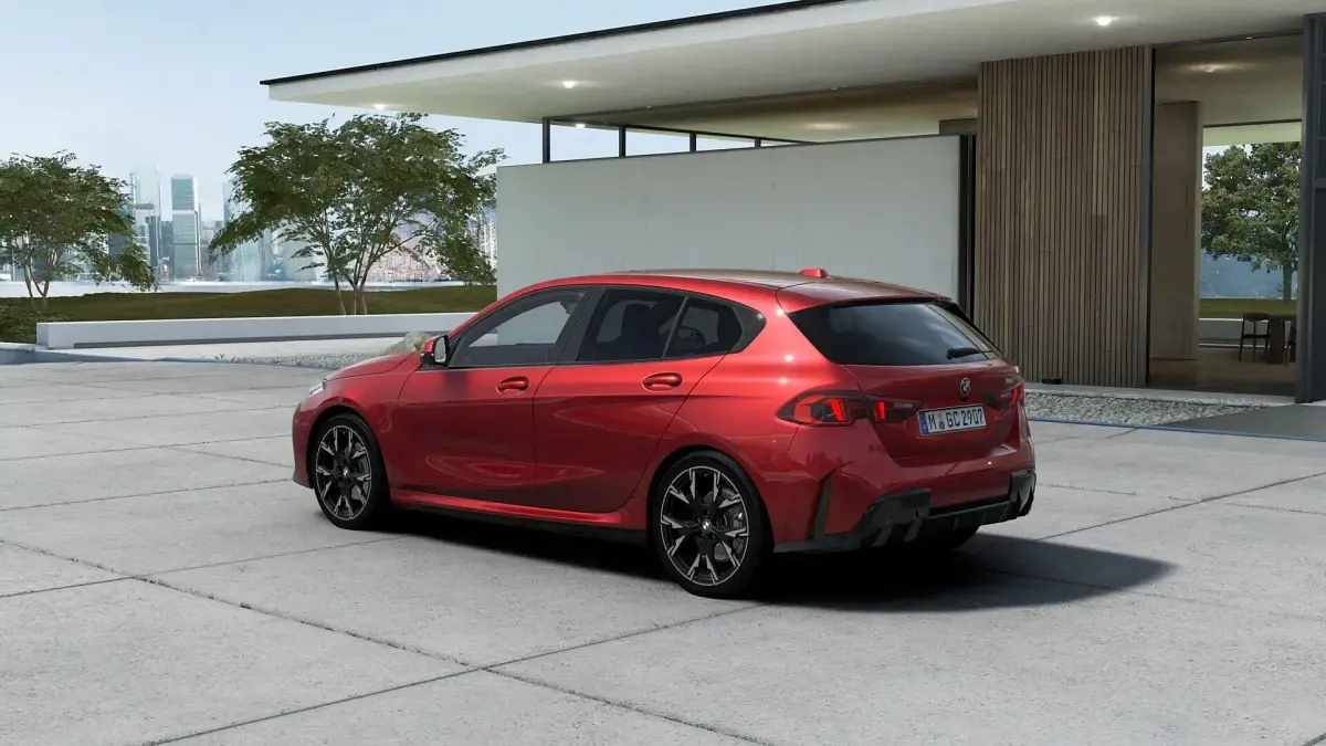 New BMW 120 M Sport 2026 Fire red Hatchback