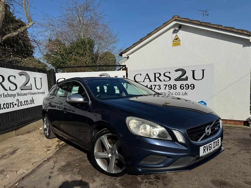 Used Volvo V60 R-Design 115 HP (84 kW) 2012 Blue Estate