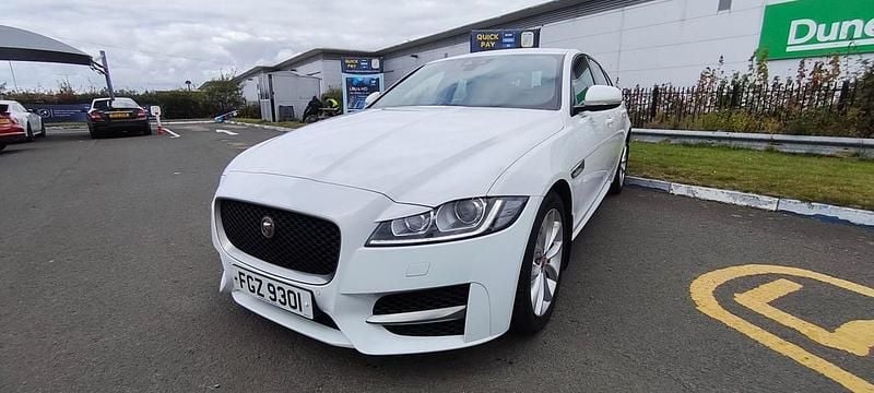 White Used 2017 Jaguar XF R-Sport Sedan | £6,995 (Good price) - Image 1/4