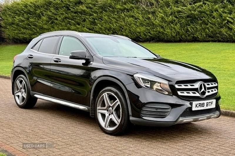Used Mercedes GLA200 AMG line 136 HP (100 kW) 2018 Black SUV