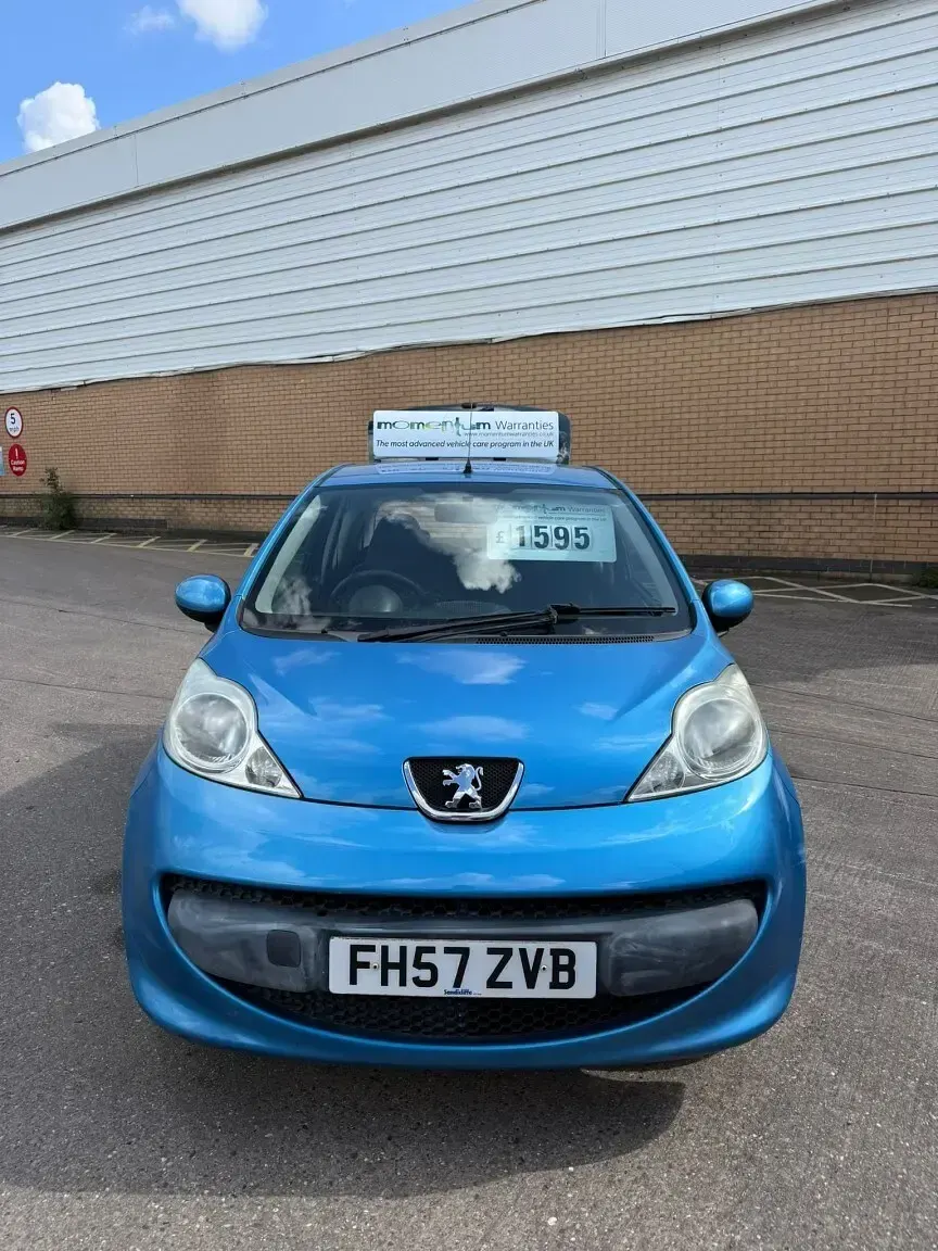 Used Peugeot 107 68 HP (50 kW) 2007 Blue Hatchback