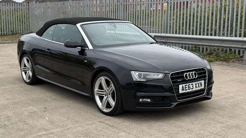 Black Used 2013 Audi A5 Cabriolet S-Line Cabriolet | £8,995 (Fair price) - Image 1/4