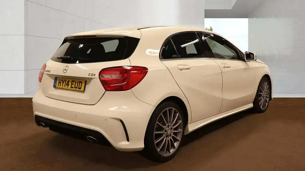 Used Mercedes A220 AMG 168 HP (123 kW) 2014 White Hatchback