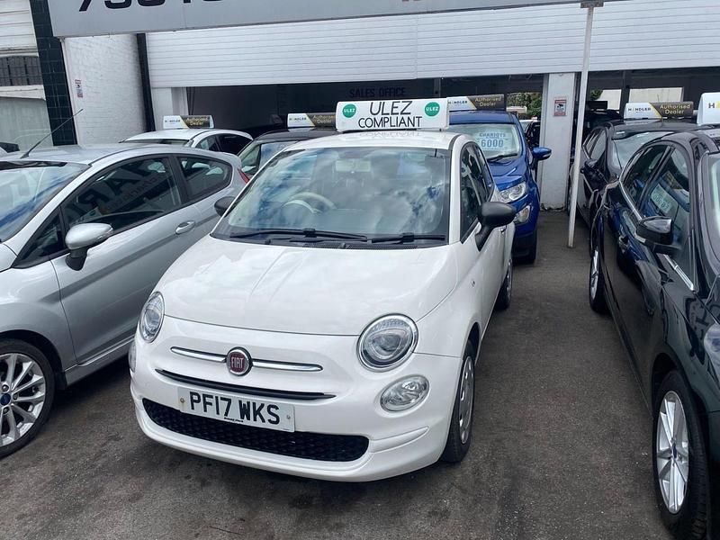 White Used 2017 Fiat 500 Pop Hatchback | £3,995 (Fair price) - Image 1/3