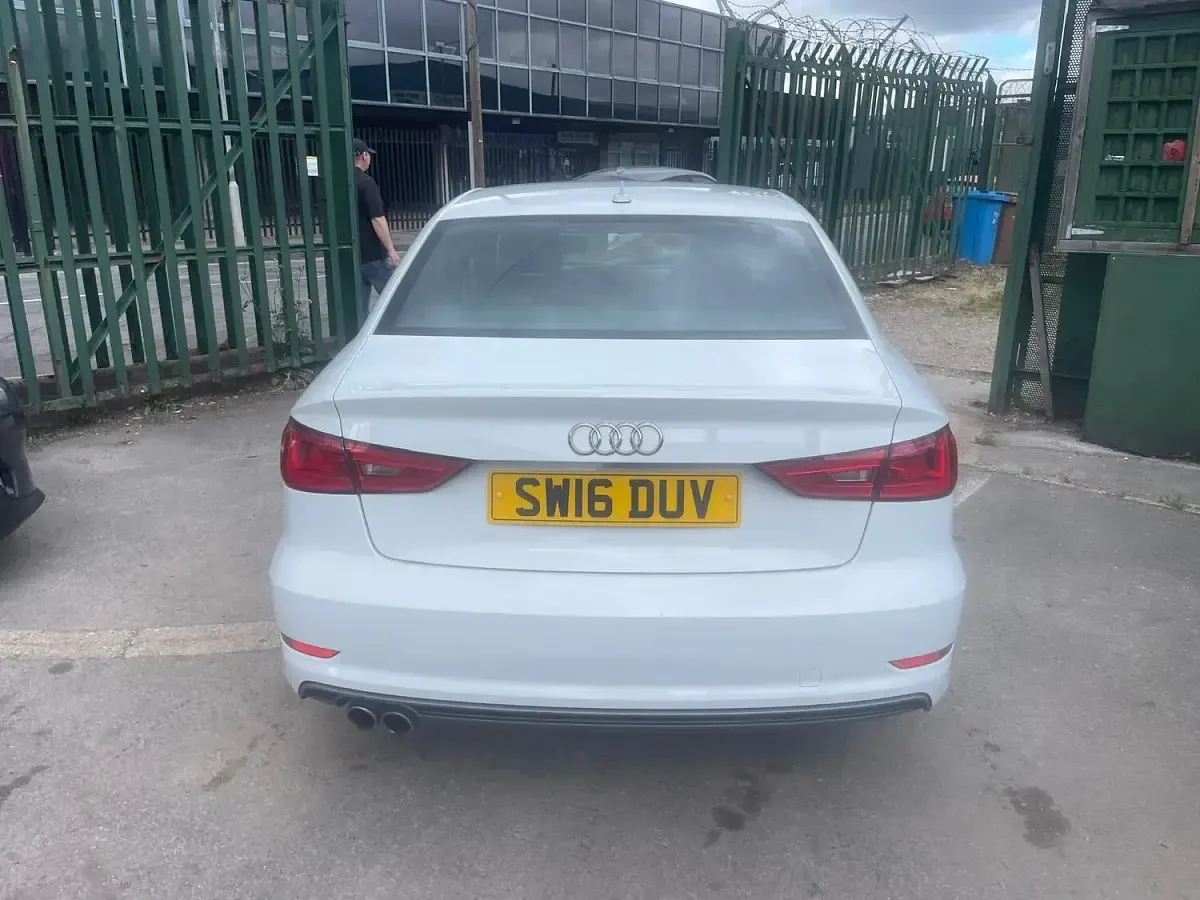 Used Audi A3 S-Line 181 HP (133 kW) 2016 White Sedan
