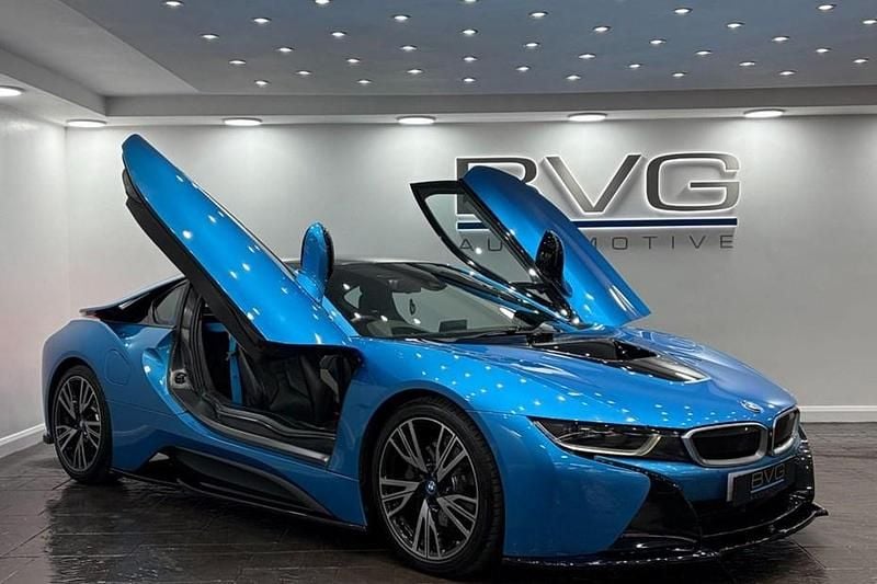 Used BMW i8 Performance 362 HP (266 kW) 2016 Blue Coupe