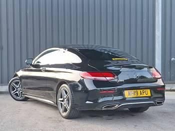 Used Mercedes C200 AMG line 184 HP (135 kW) 2019 Black Coupe
